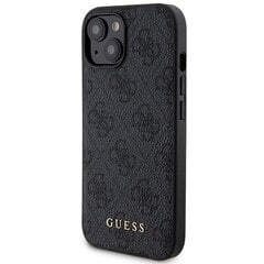 Zestaw Guess GUBPM5P15S4GEMGK iPhone 15 6.1" hardcase + Powerbank 5000mAh MagSafe czarny|black 4G Metal Logo цена и информация | Чехлы для телефонов | hansapost.ee