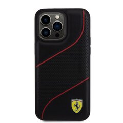 Ferrari PU Leather Perforated Slanted Line Case hind ja info | Telefonide kaitsekaaned ja -ümbrised | hansapost.ee