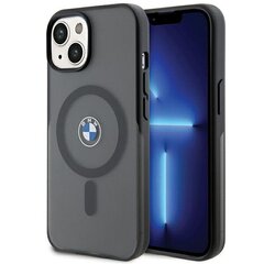 BMW BMHMP15SDSLK iPhone 15 6.1" czarny|black hardcase IML Signature MagSafe цена и информация | Чехлы для телефонов | hansapost.ee