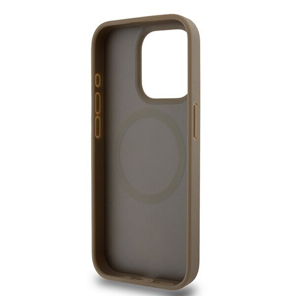 DKNY Hardcase Leather Pattern Metal Logo Mag цена и информация | Telefonide kaitsekaaned ja -ümbrised | hansapost.ee