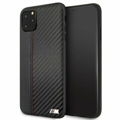 Оригинальный чехол / Case для Apple iPhone 11 Pro Max BMW из 100% натуральной кожи Черный цена и информация | Чехлы для телефонов | hansapost.ee