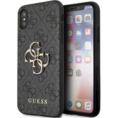 Guess GUHCPX4GMGGR iPhone X|XS szary|grey hardcase 4G Big Metal Logo цена и информация | Чехлы для телефонов | hansapost.ee