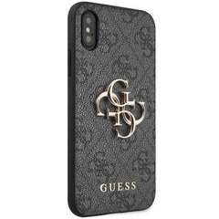 Guess GUHCPX4GMGGR iPhone X|XS szary|grey hardcase 4G Big Metal Logo цена и информация | Чехлы для телефонов | hansapost.ee