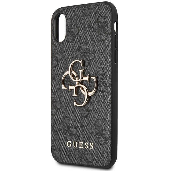 Guess GUHCPX4GMGGR iPhone X|XS grey hardcase 4G Big Metal Logo цена и информация | Telefonide kaitsekaaned ja -ümbrised | hansapost.ee