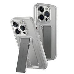 UNIQ etui Heldro Mount with Stand iPhone 15 Pro Max 6.7" przeźroczysty|lucent clear цена и информация | Чехлы для телефонов | hansapost.ee