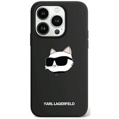 Karl Lagerfeld KLHMP15LSCHPPLK iPhone 15 Pro 6.1" czarny|black hardcase Silicone Choupette Head MagSafe цена и информация | Чехлы для телефонов | hansapost.ee