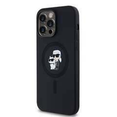 Karl Lagerfeld Liquid Silicone Karl and Choupette MagSafe Case for iPhone 15 Pink цена и информация | Чехлы для телефонов | hansapost.ee