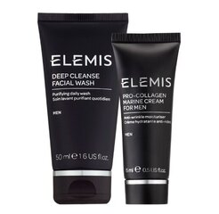 Набор для ухода за лицом для мужчин Elemis: средство для умывания 50 мл, крем против морщин 15 мл. цена и информация | Аппараты для ухода за лицом | hansapost.ee