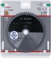 BOSCH SAW STANDARD WOOD ACCU 190x30x60z цена и информация | Пилы, циркулярные станки | hansapost.ee