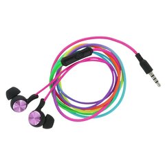 Setty wired earphones SPD-J-313 rainbow цена и информация | Наушники | hansapost.ee