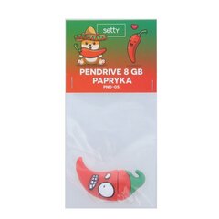 Setty Pendrive 8GB Pepper PND-05 hind ja info | USB adapterid ja jagajad | hansapost.ee