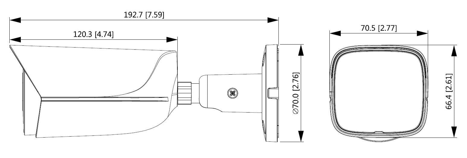 IP-kaamera Dahua IPC-HFW3841E-AS-0280B-S2 hind ja info | Valvekaamerad | hansapost.ee