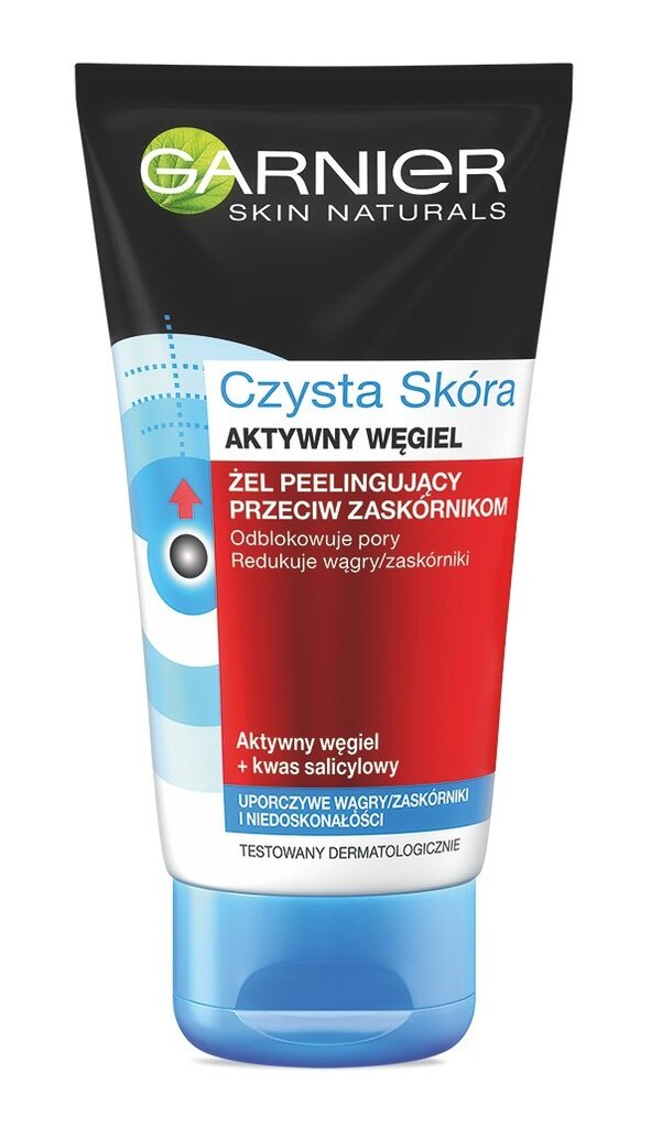 Pure Skin Active Charcoal kooriv geel mustade laikude vastu 150ml цена и информация | Näopuhastusvahendid | hansapost.ee