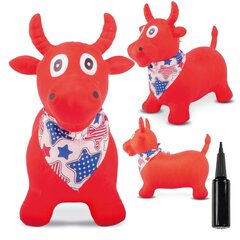 Резиновый прыгун Красный бык цена и информация | Игрушки для малышей | hansapost.ee