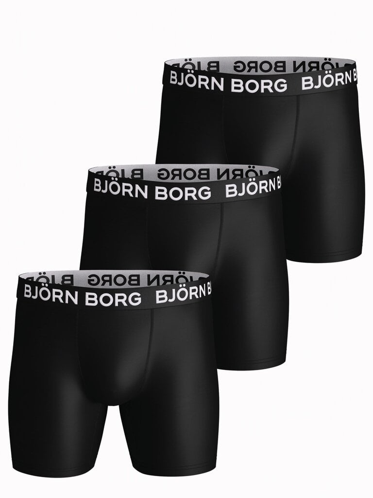 Björn Borg meeste bokserid 3pk, must price and information | Aluspesu meestele | hansapost.ee