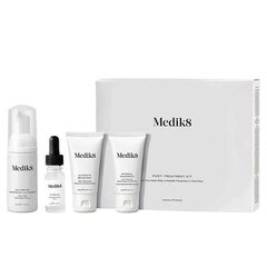 Косметический набор Medik8 Post-Treatment Kit: очищающая пена, 40 мл + сыворотка, 10 мл + защитный крем SPF 50, 15 мл + крем, 15 мл цена и информация | Кремы для лица | hansapost.ee