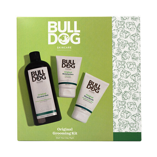 Kosmeetikakomplekt Bulldog Grooming meestele: dušigeel, 500 ml + näokreem, 100 ml + näopuhastusvahend, 150 ml цена и информация | Dušigeelid, õlid | hansapost.ee