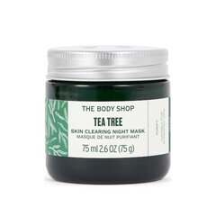 Ночная маска для лица The Body Shop Tea Tree, 75 мл цена и информация | Маски для лица, патчи для глаз | hansapost.ee