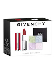 Kosmeetikakomplekt Givenchy Make-Up Set: pressitud puuder, 9,5 g + huulepulk, 3,4 g hind ja info | Huulekosmeetika | hansapost.ee