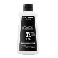 Oksidantas Goldwell Developer 3 % 10 VOL, 1000 ml hind ja info | Juuksevärvid | hansapost.ee