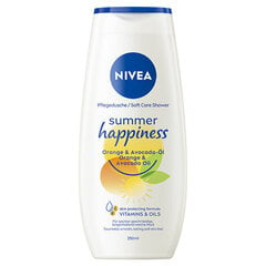 Dušigeel Nivea Summer Happiness, 250 ml hind ja info | Dušigeelid, õlid | hansapost.ee