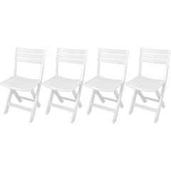 Комплект из 4-х стульев Progarden, белый цена и информация | Садовые стулья, кресла, пуфы | hansapost.ee