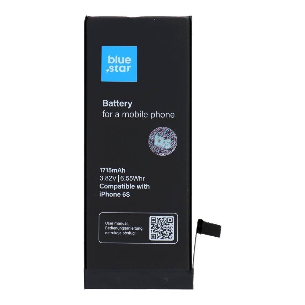 Blue Star HQ iPhone 6s, 1715 mAh hind ja info | Akud mobiiltelefonidele | hansapost.ee