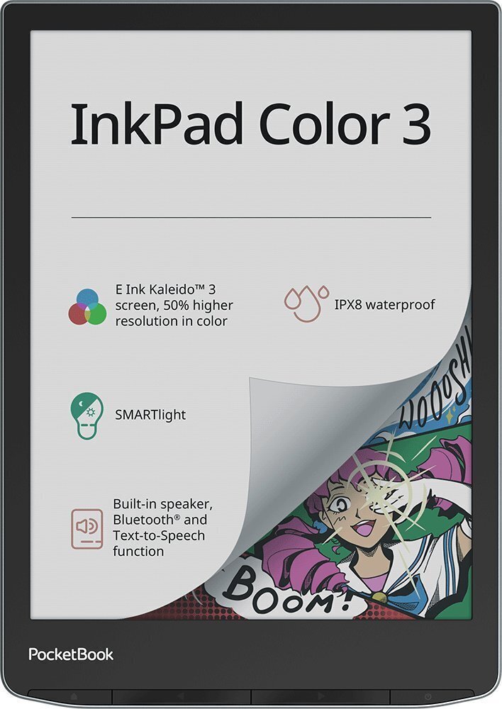 PocketBook InkPad Color 3 (PB743K3-1-WW-B) hind ja info | E-lugerid | hansapost.ee
