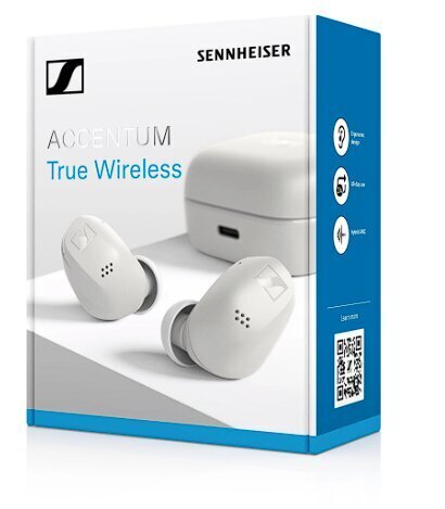 Sennheiser Accentum True Wireless Earbuds White (676964) hind ja info | Kõrvaklapid | hansapost.ee