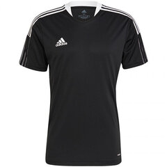 Футболка мужская Adidas Tiro 21 Training Jersey M GM7586, черная цена и информация | Мужские футболки | hansapost.ee