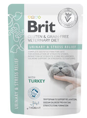 Märgtoit kassidele Brit Veterinary Diet Urinary, 85g hind ja info | Kassikonservid | hansapost.ee