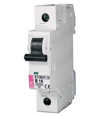 Автоматический выключатель ETIMAT10 1P C25 10kA ETI с перегрузкой по току цена и информация | Выключатели, розетки | hansapost.ee