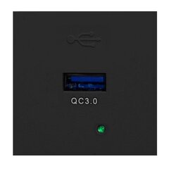 Модульный порт с быстрой зарядкой USBQ OR-GM-9010/B/USBQ цена и информация | Выключатели, розетки | hansapost.ee