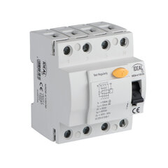 Устройство остаточного тока KRD6 4P 100A AC 30mA Идеально цена и информация | Выключатели, розетки | hansapost.ee