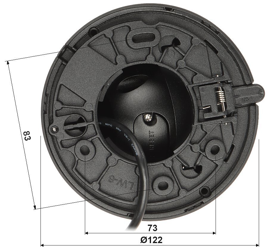 IP-kaamera ipc-hdw2449tm-s-il-0280b цена и информация | Valvekaamerad | hansapost.ee