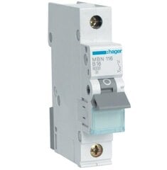 MCN150E 1P C50 Автоматический выключатель Hager с перегрузкой по току цена и информация | Выключатели, розетки | hansapost.ee