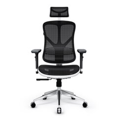 Эргономичное кресло Diablo V-Basic бело-черное цена и информация | Офисные кресла | hansapost.ee