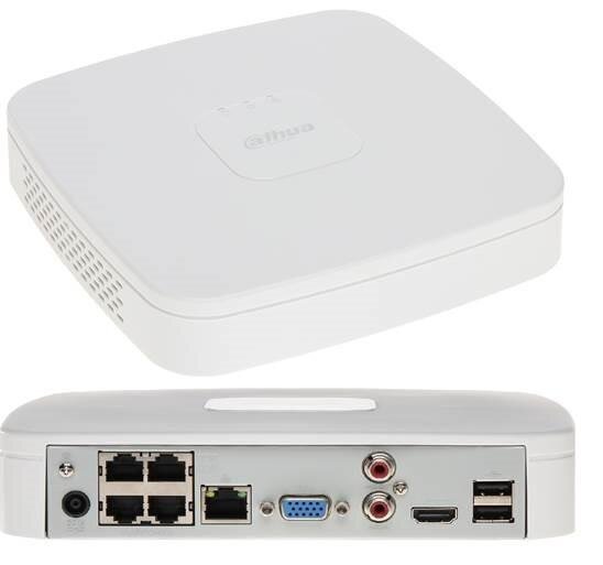 IP-videosalvesti NVR4104-P-EI 4 CHANNELS, 4 PoE WizSense, Dahua цена и информация | Valvekaamerad | hansapost.ee