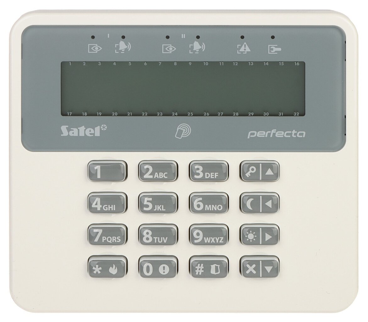 Klaviatuuriga juhtpaneel Satel PRF-LCD-A2 ABAX2 hind ja info | Valvesüsteemi tarvikud | hansapost.ee