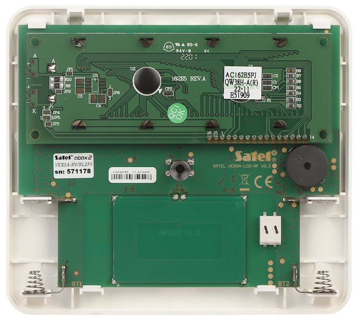 Klaviatuuriga juhtpaneel Satel PRF-LCD-A2 ABAX2 hind ja info | Valvesüsteemi tarvikud | hansapost.ee