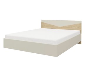 Кровать ADRK Furniture Atson, 140x200 см, коричневая/белая цена и информация | Кровати | hansapost.ee