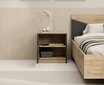 Öökapp ADRK Furniture Atson, pruun/must hind ja info | Öökapid | hansapost.ee