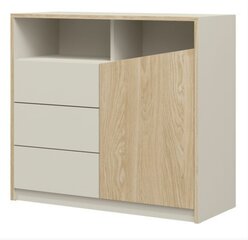 Kummut ADRK Furniture Atson I, raud/valge hind ja info | Kummutid | hansapost.ee