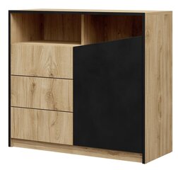 Комод ADRK Furniture Atson I, коричневая/черная цена и информация | Комоды | hansapost.ee
