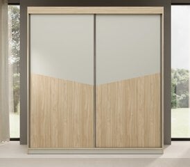 Шкаф ADRK Furniture Atson 200, коричневый/белый цена и информация | Шкафы | hansapost.ee