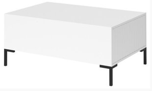 Kohvilaud ADRK Furniture Larista, valge hind ja info | Diivanilauad | hansapost.ee