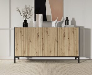 Комод ADRK Furniture Larista, коричневая/черная цена и информация | Комоды | hansapost.ee