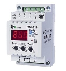 Ограничитель мощности с измерителем параметров сети OM-121 цена и информация | Выключатели, розетки | hansapost.ee