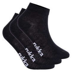 Rukka madalad sokid TUUNA 3 pk, must price and information | Socks for men | hansapost.ee