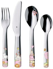 Комплект столовых приборов WMF 4-Pcs Child's Set Prinzessin Anneli 3201111618 цена и информация | Столовые приборы | hansapost.ee